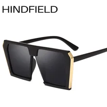 Hindfield негабаритных солнцезащитные очки модные женские солнцезащитные очки Прямоугольник женские очки большие оправы O320
