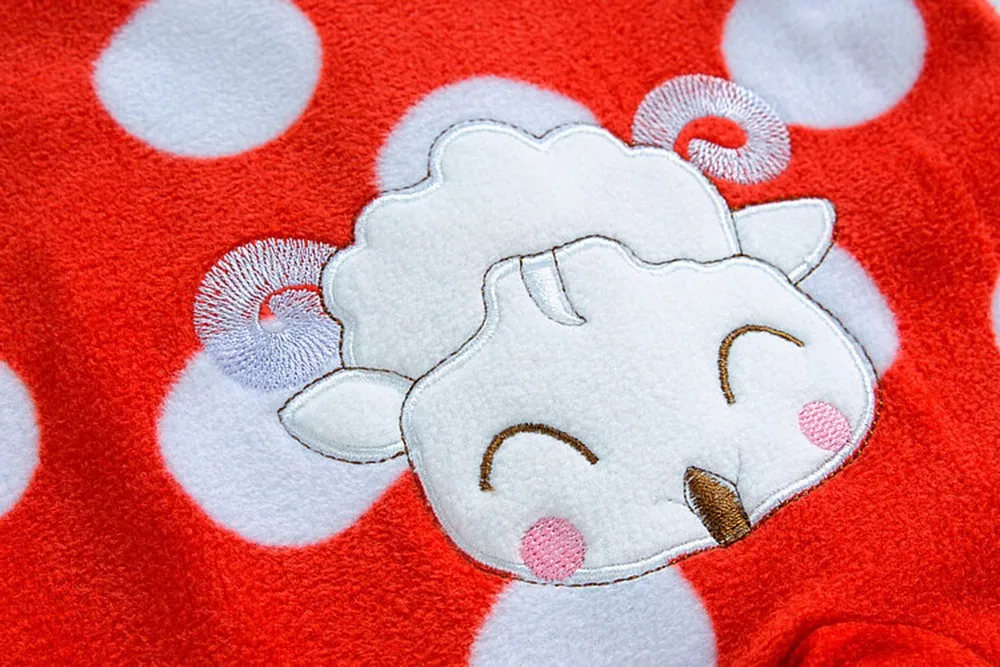 2016-Autumn-Spring-Wave-Point-Baby-Fleece-Pajamas-Rompers-One-Pieces-Long-Sleeve-Jumpsuit-Cute-Animal-Baby-Sleep&Play-Clothes-CL0886 (23)