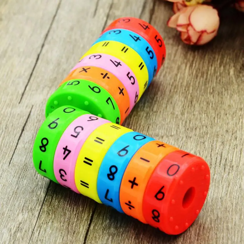 Обучающие Развивающие игрушки куб умная Магия арифметическая Математика для детей Toys1Set ось Магнитная Математика цифровой