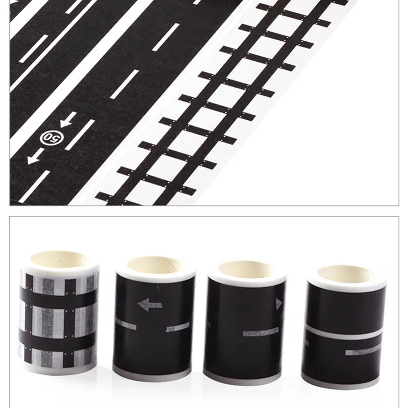 Kids Toy Car Road Adhesive Tape Removable Play Room DIY Track Floor Sticker YJS Dropship