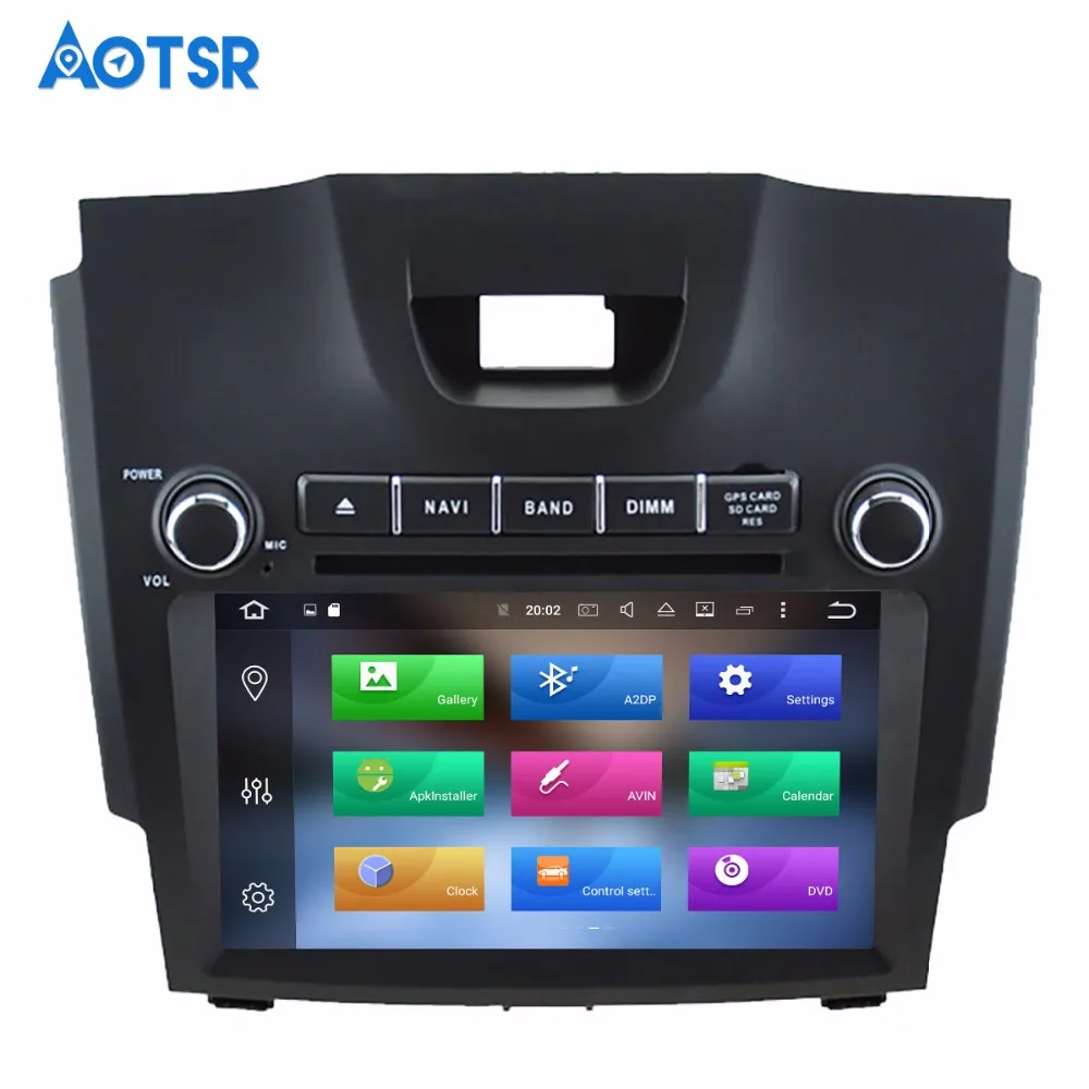 Clearance Android 8.1 Car GPS Navigation Car DVD player For Chevrolet S10 ISUZU D-MAX head unit radio tape recorder multimedia player IPS 2