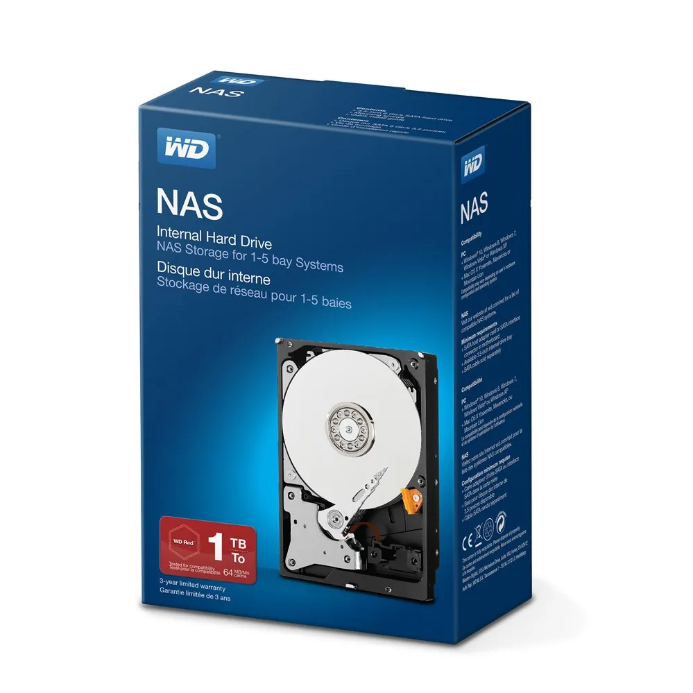 

Western Digital Desktop Networking 3.5 " 1000 GB 5400 RPM Serial ATA III 64 MB Hard Drive