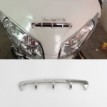 ABS Plastic Fairing Scoop Trim Decoration Front Fender for Honda Goldwing GL1800 2001-2011 2007 2008 цена ABS Plastic Fairing Scoop Trim Decoration Front Fender for Honda Goldwing GL1800 2001-2011 2007 2008 цены онлайн