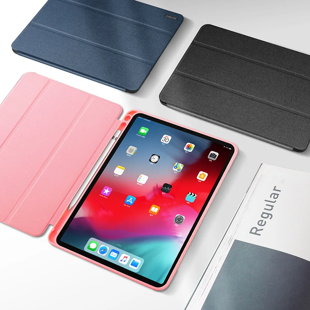 DUX DUCIS флип чехол для iPad Mini 5 Смарт TPU+ PU кожа чехол для планшета iPad Mini 5 Mini5 Mini 4 с пеналом