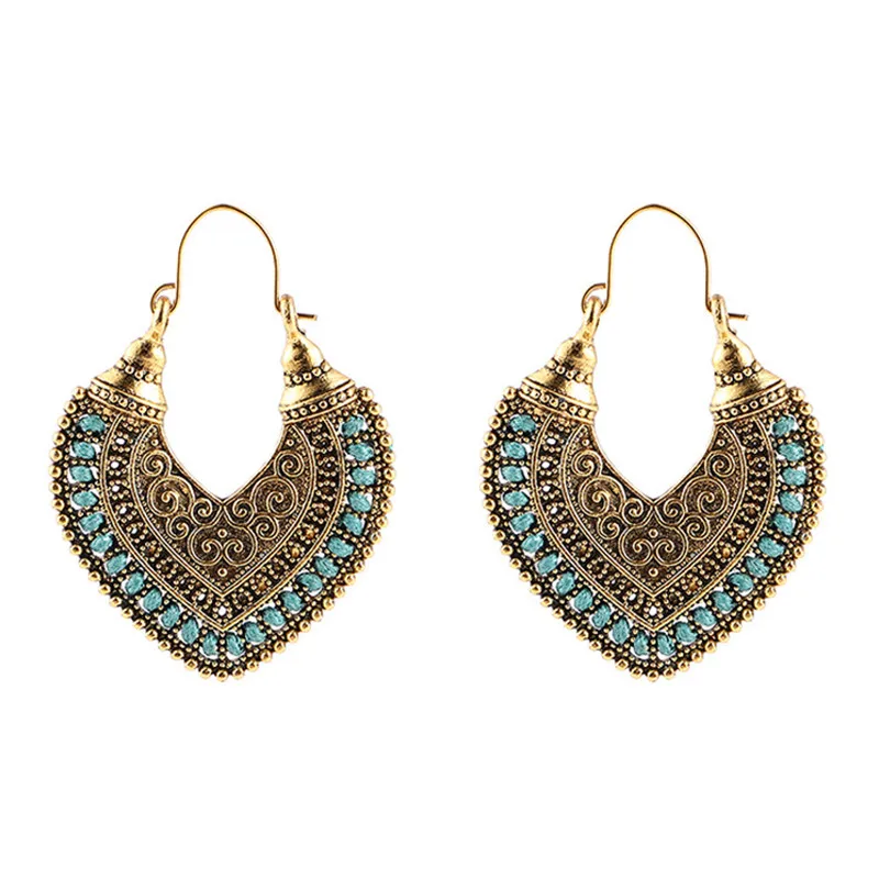 

Alloy Earring Elegant Heart-shaped Pattern Earrings Female Woven Hyperbole Handmade Drop Earring Jewelry Accessories RHQ087