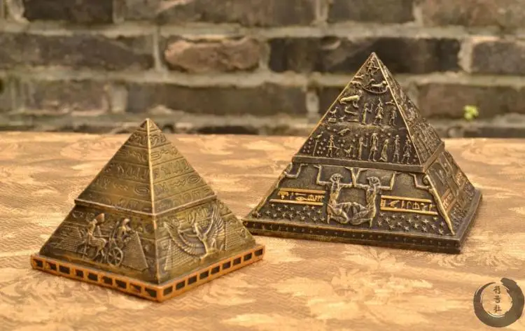 Личность Древний Египет Хуфу модель пирамиды Творческие маленькие украшения дома ремесла коробка ювелирных изделий подарок