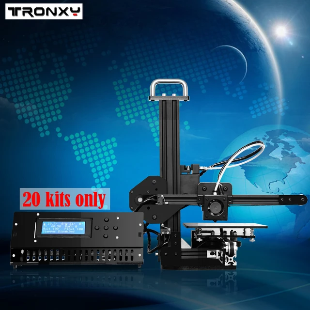 Special Offers Tronxy Education 3d printer DIY kit High Precision desktop aluminium profile 3d Imprimante X1
