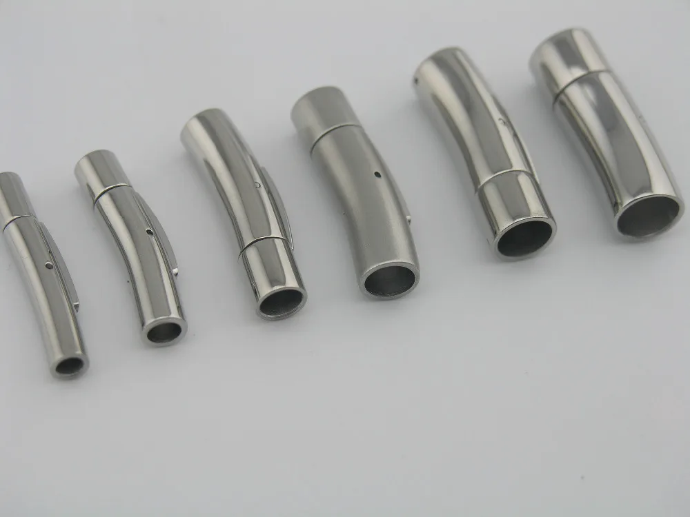 

Many Sizes--5 Pcs Smooth 316L Stainless Steel Bayonet/Snap Clasp for Bracelet Making--CLS114