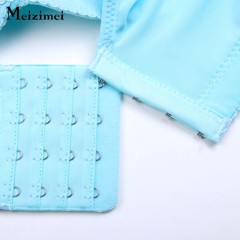 2017 Plus Size vest Bra bh Push Up Lace full cup Large Size Bras For Womens Underwear lolitas elastic mesh Brassiere max 95 C D