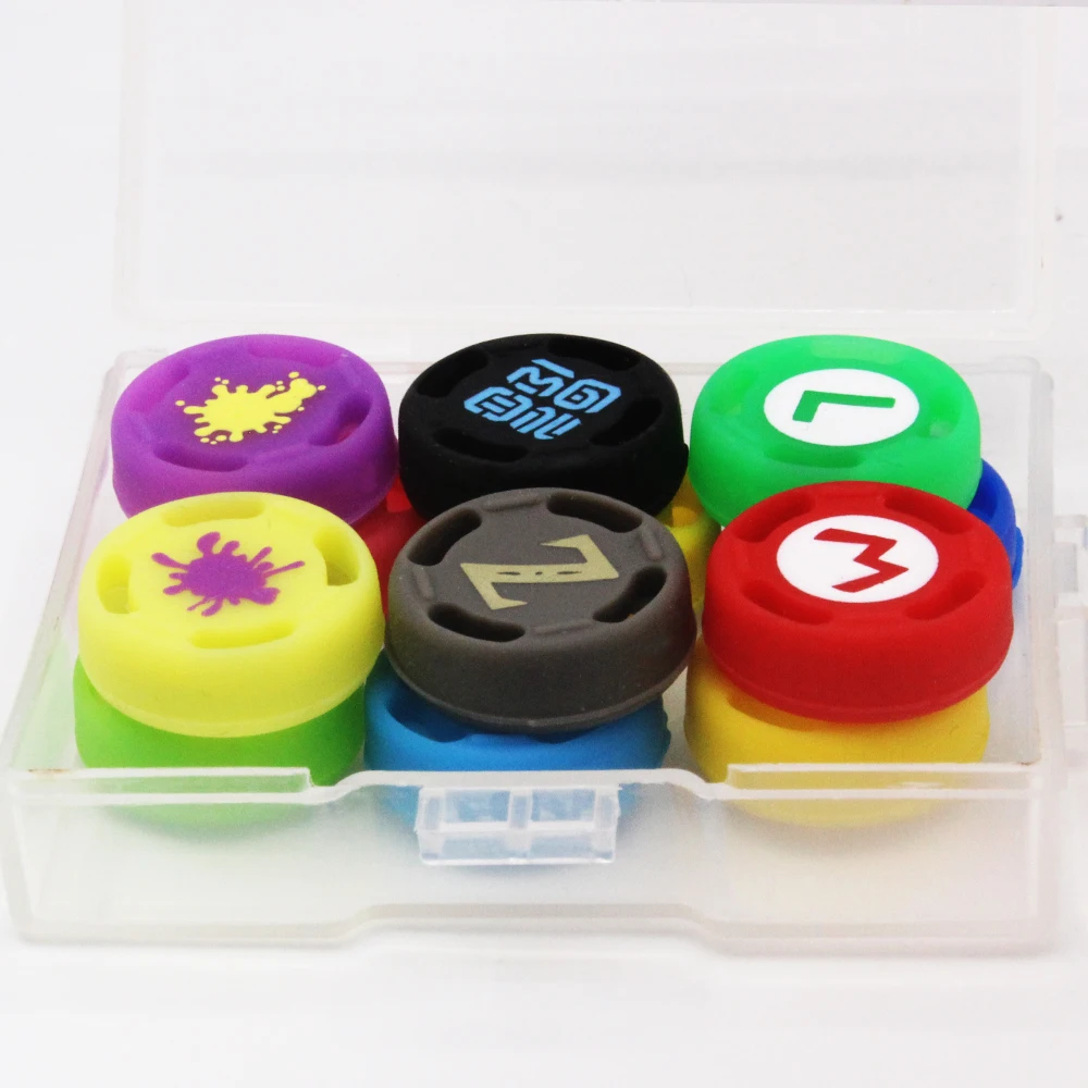 

12pcs Game Silicone Analog Thumb Stick Grips Caps for Nintend Switch NS OLDE JoyCon Controller Sticks Cap Skin for Joy Con Cover