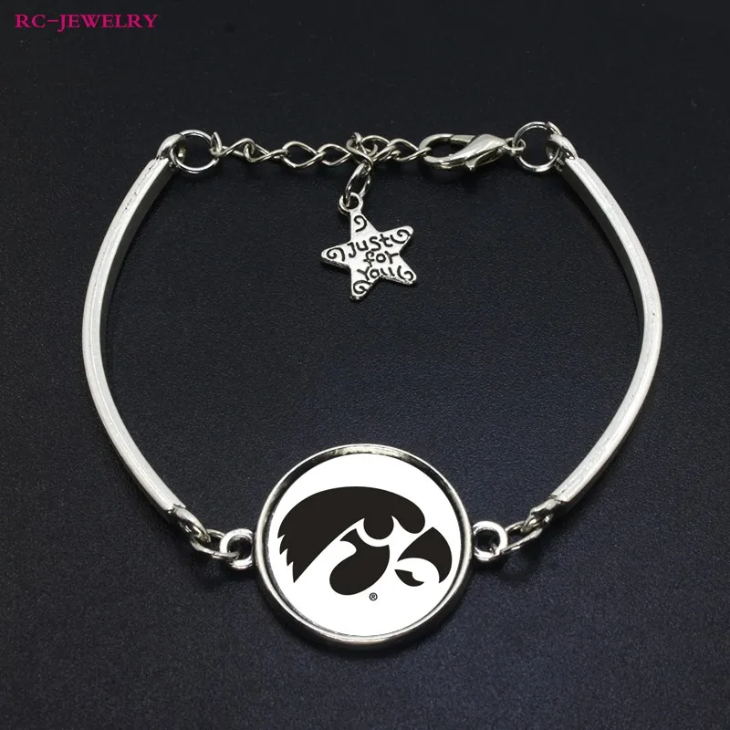 63 # Арканзас Южный Мисс браслет ручной работы сплава Bracele любителей спорта