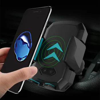

Qi Car Wireless Charger For iPhone XS Max XR X Samsung S9 Intelligent Infrared Sensor 10W Fast Wirless Charging Car Phone Holder