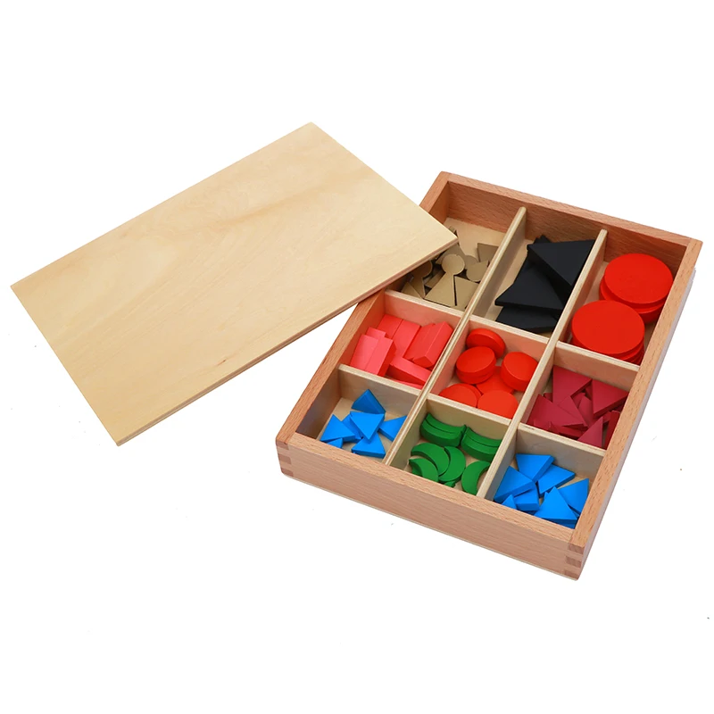  Baby Toy Montessori Basic Wooden Grammar Symbols with Box Early Childhood Education Preschool Train