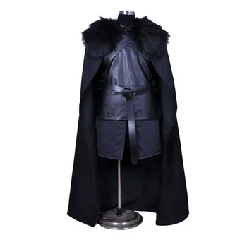 

Game of Thrones Costume Jon Snow Cosplay Costume Full Set Halloween Stage Gift Collection Drop Ship