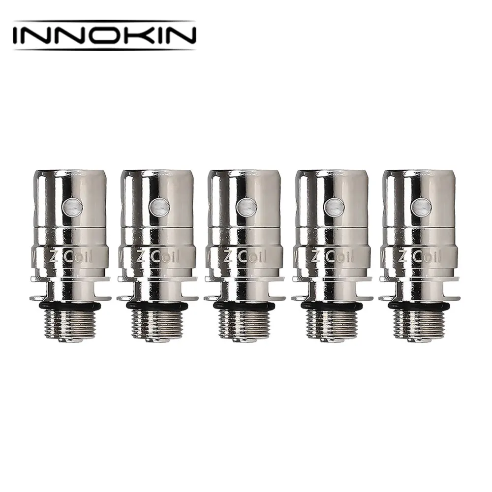 100% оригинальная сменная катушка Innokin Zenith 5 шт. с охладителем 1.6ohm & теплее 0.8ohm для