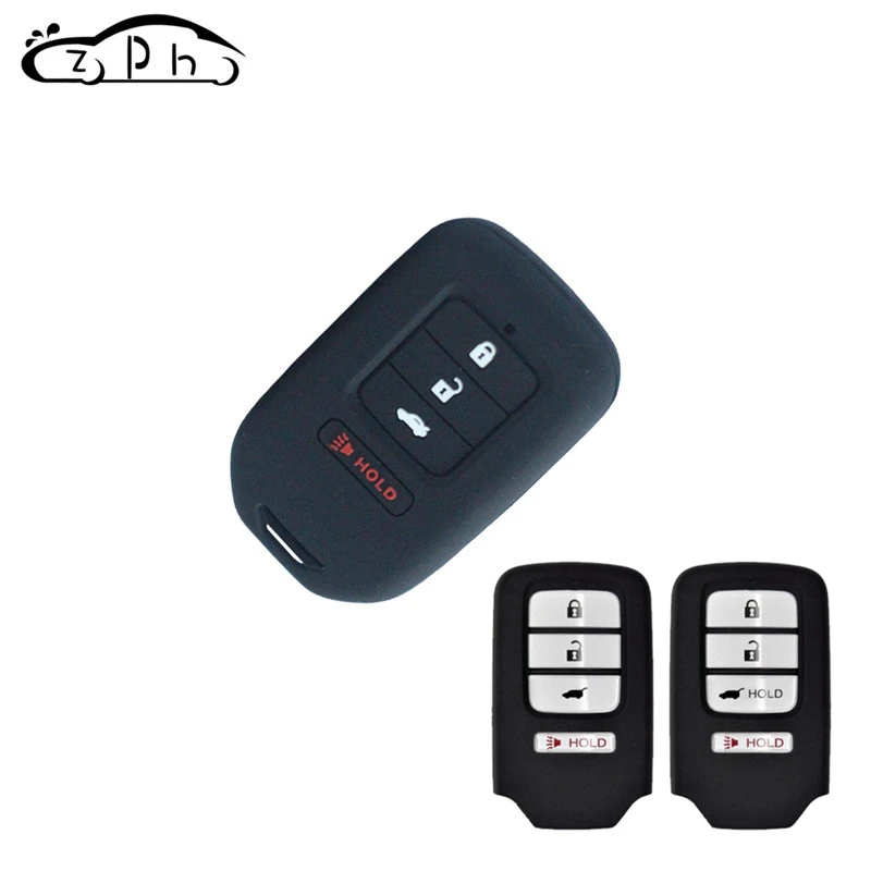 Silicone 4 Buttons Remote Car Key Cover Case for Honda Accord EX EXL Civic Crv Crz Hrv Pilot Ridgeline 2013