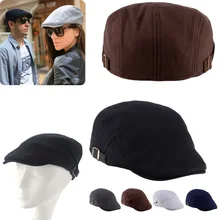 Шапка, одноцветная, мужская, женская, Duckbill, кепка плюща, для вождения, защита от солнца, плоская, таксистка, газетная Кепка, унисекс, береты, Ретро стиль, плоская кепка, гольф-берет