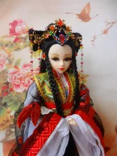 Free Shipping 12″ Vintage Chinese Princess Dolls Home Decoration Crafts Ornament Pretty Girl Toys For Valentine Day 361
