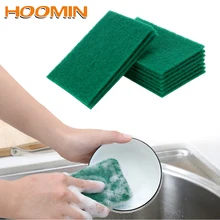 HOOMIN 10 шт./компл. ткань для посуды Высокоэффективная чистящая прокладка кухонные полотенца чистящие салфетки блюдо полотенца