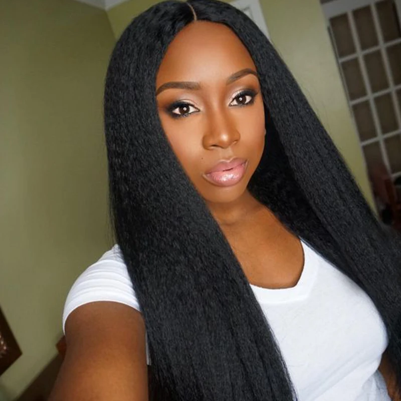 Kinky Straight Clip In Human Hair Extensions 8A Italian Coarse Yaki Clip Hair Bundles Brazilian Kinky Straight Clip In Human Hair Extensions 8A Italian Coarse Yaki Clip Hair Bundles Brazilian