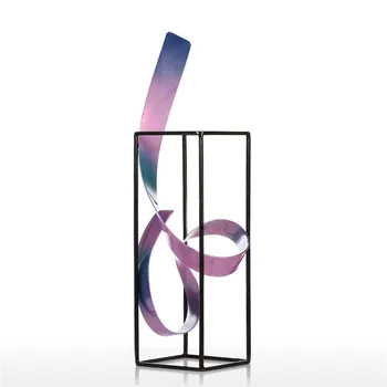 

55cm Thriving Freestanding Sculpture Abstract Desktop Sculpture Modern Home Decor Metal Art Contemporary Centerpieces R860