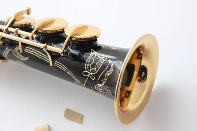Best price at $322 Cheap Free shipping France Selmer alto saxophone baritone saxophone Soprano pitch black 54 Professional B Sax saxophone mouthpiece