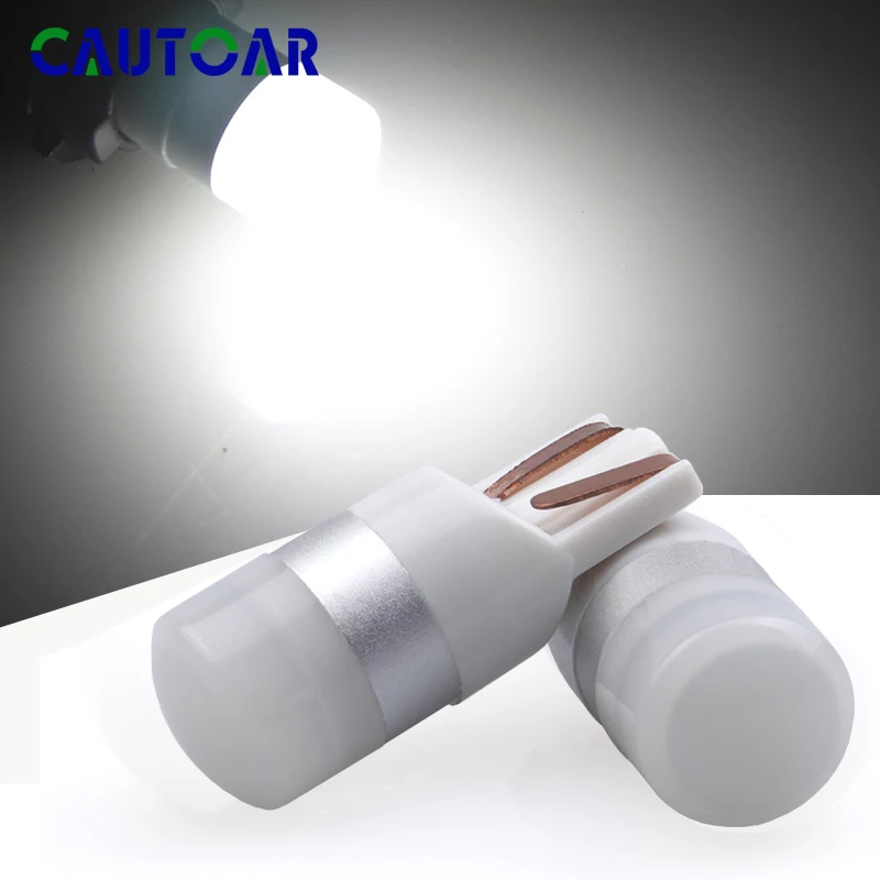

2PCS 3030 SMD 800LM T10 W5W LED Car Clearance Lights Sidelight Reading Parking Lamp Auto Vehicle Dome Door Bulb White 6000K