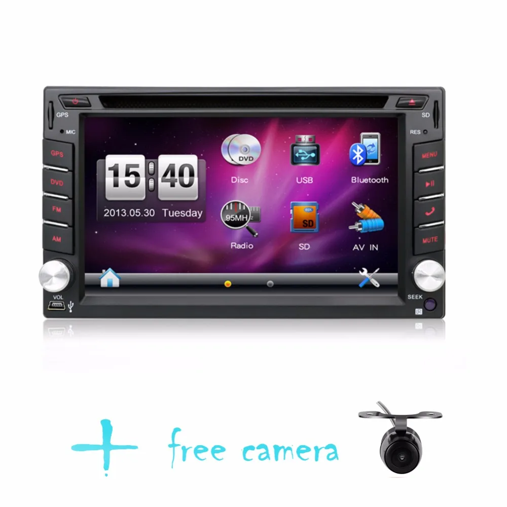 2din universal New Cars Radio Double 2 Din Car DVD Player GPS
