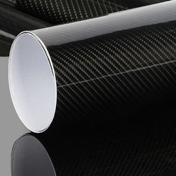 

Film Car Sticker Air Release PVC Black 60*152CM/50*200CM/20*152CM -40~900C Carbon Fiber Wrap 6D