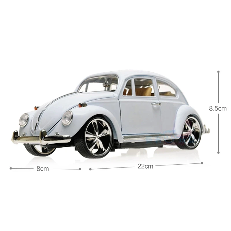 Литая под давлением 1/18 Металл VW Beetle 1967 Классическая коллекция автомобилей фигурка хобби модель игрушки для детей мальчиков подарки без коробки