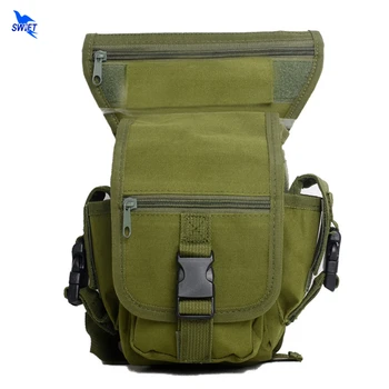 

NEW Outdoor Sports Encryption 600D Nylon Tactical Drop Leg Bag Waist Pouch For Camping Hiking Climbing Men's Military Waist Pack