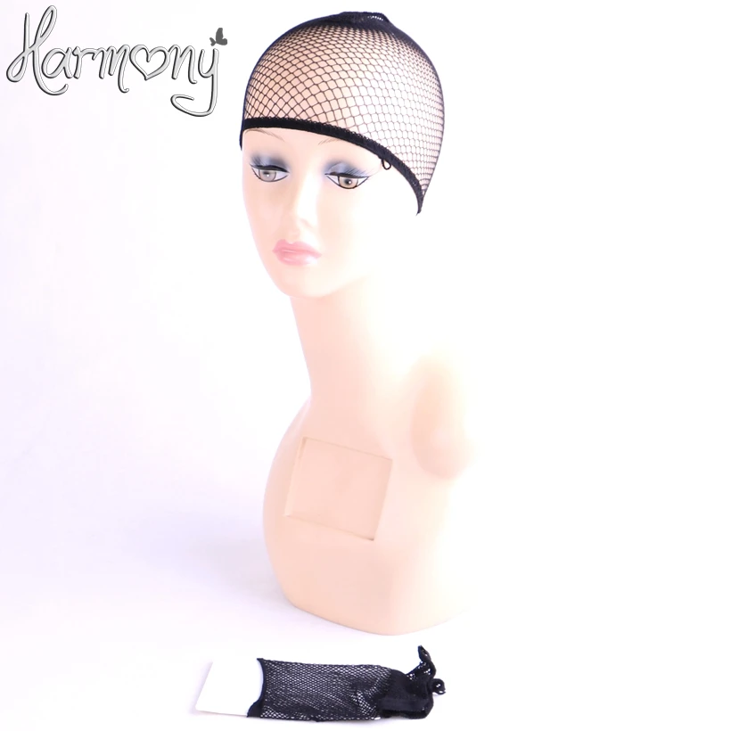 FREE SHIPPING Hairnets 10 PCS best Quality Mesh Weaving Black Wig Hair Net Making Caps, Weaving Wig Cap & Hairnets