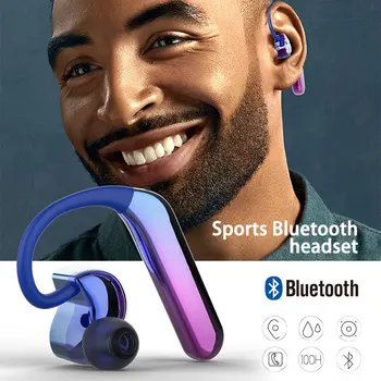 

Bluetooth Wireless Headset Noise Reduction Earphone Running Smartphone Handfree for Mobile Phone Fashion 2019