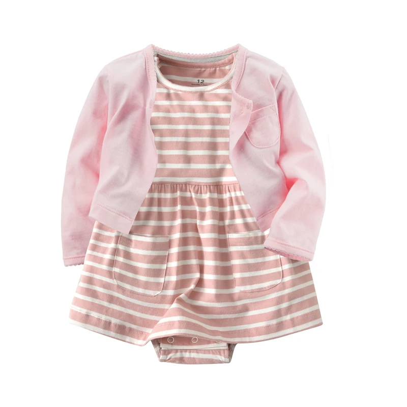 cardigan dress set baby girls 04