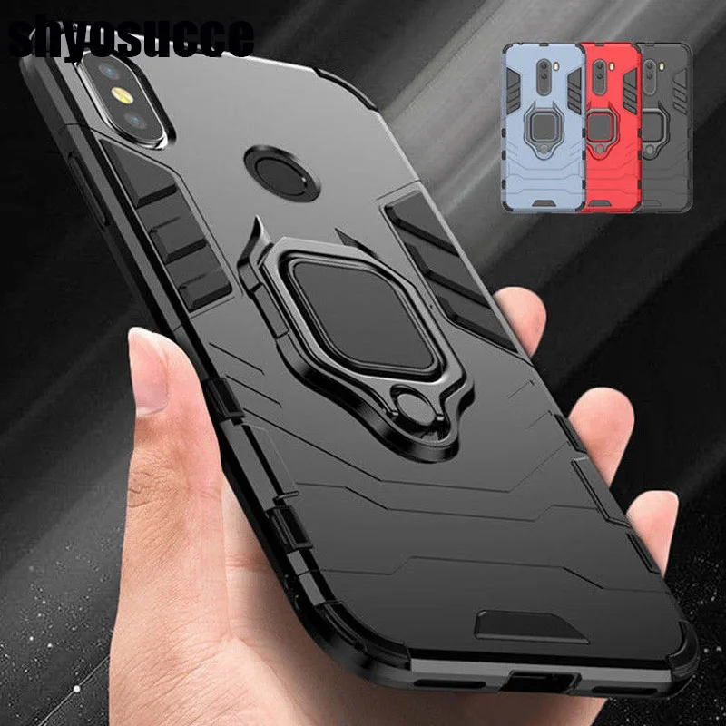 

Luxury Magnet Metal Ring Case For Xiaomi Redmi Note 7 mi 8 Lite Shockproof Case For Xiaomi mi 8 SE A2 A1 Ring Car Holder Case