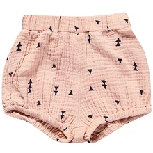 Повседневные Шорты для девочек; лето ; Одежда для маленьких девочек; хлопковые короткие штаны для малышей; детская одежда с эластичной резинкой на талии