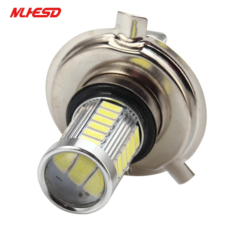 2x H4 H7 светодиодный 5630 33SMD 33 светодиодный автомобиля лампочка фары 12 V 800lm DRL дневные светофор вождения фары противотуманные свет Лидер продаж