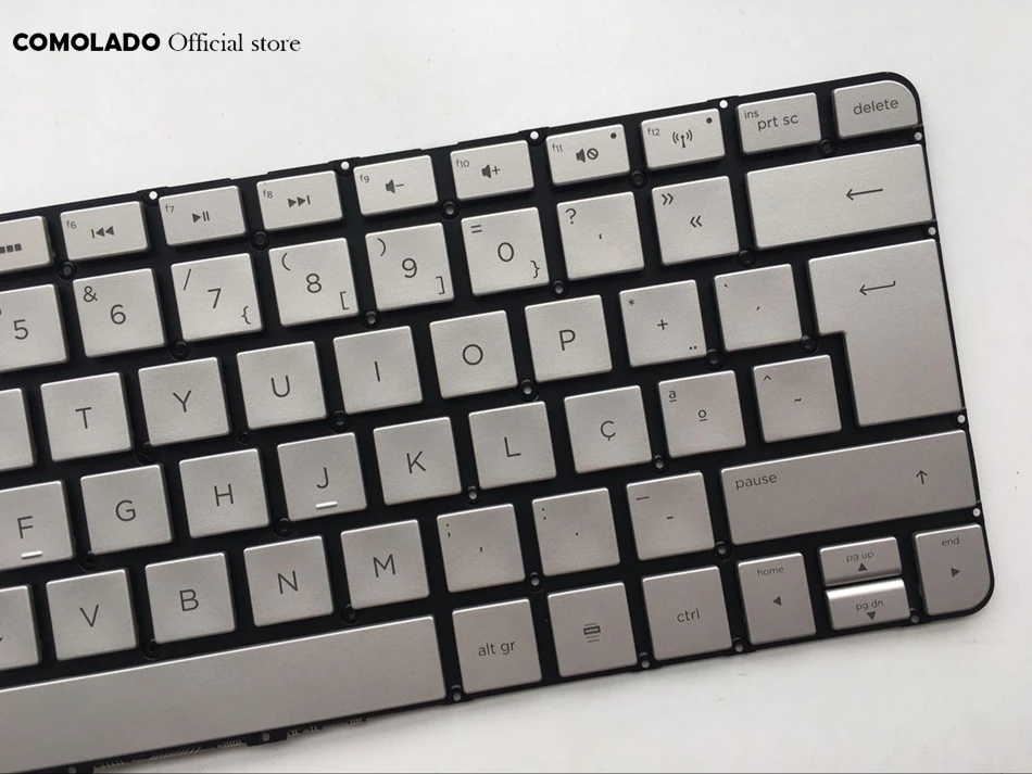 PO Portuguese Keyboard for HP Spectre 13-3000 13-3000ea 13-3000ed 13-3000ee 13-3000er 743897-131 Silver With Backlit keyboard  PO Layout (2)