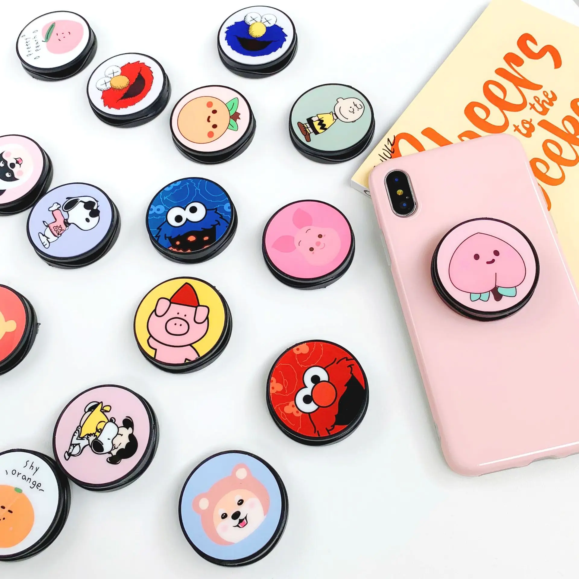 

Cute Phone Grip Holder/Stand/Ring For Phone Mobile Smartphone Holder Airbag Cell Phone Bracket For Samsung iphone xiaomi socket