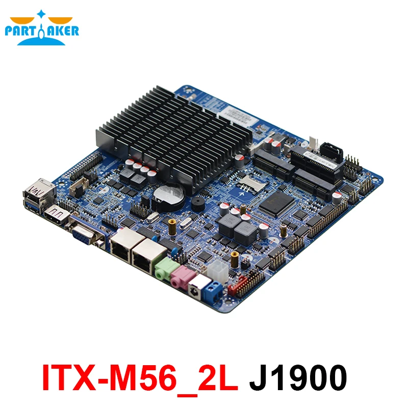 Встроенная Материнская плата с двумя Ethernet AIO Стандартная Intel Celeron J1900 2 0 ГГц
