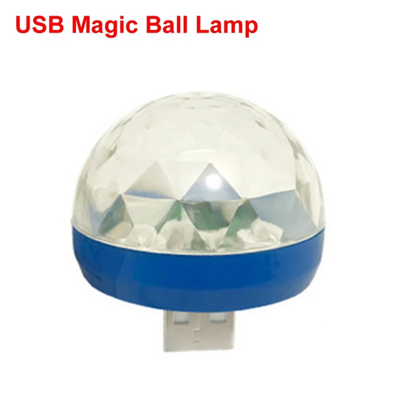 USB фонарь для дискотеки Adeeing светодиодный вечеринки портативный хрустальный