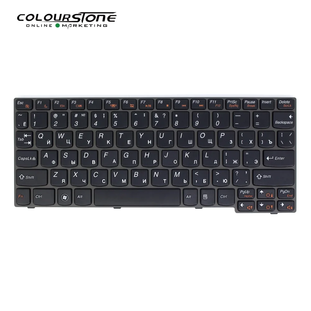 RU черная рамка Клавиатура для ноутбука lenovo S100 S110 S10-3 S10-3s V12318BBS1-RU ноутбук с поддержкой русского языка клавиатуры