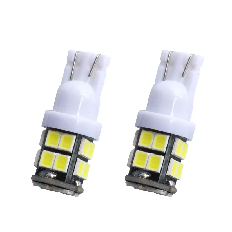 Двухсторонняя печатная плата T10 20 SMD 2835 LED 12 В W5W 194 6 цветов лампа с клиновидным