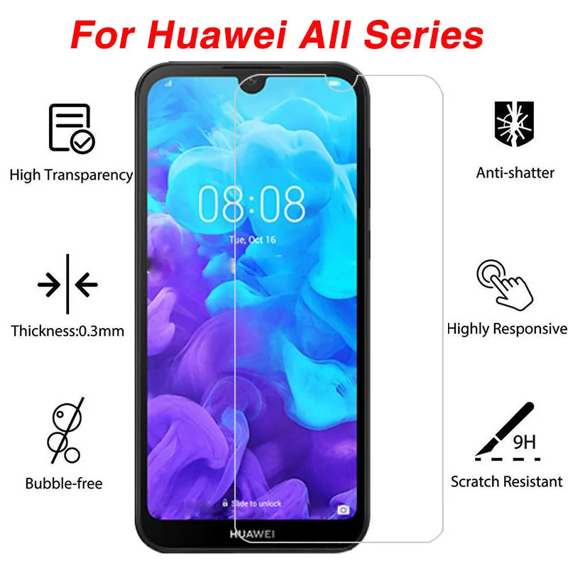

Protective glass on for huawei honor y5 2019 lite 2018 8s 8c 8x tempered glas y52019 s8 y5lite 8 c8 screen protector honer film
