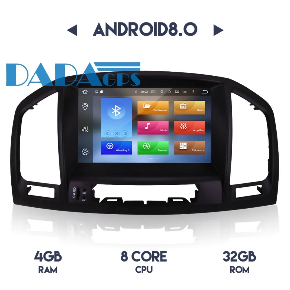 Best Android 8.0 7.1 Car DVD Player Radio GPS Navigation for Opel Vauxhall for Holden Insignia 2008-2013 Multimedia SatNav Audio Auto 1