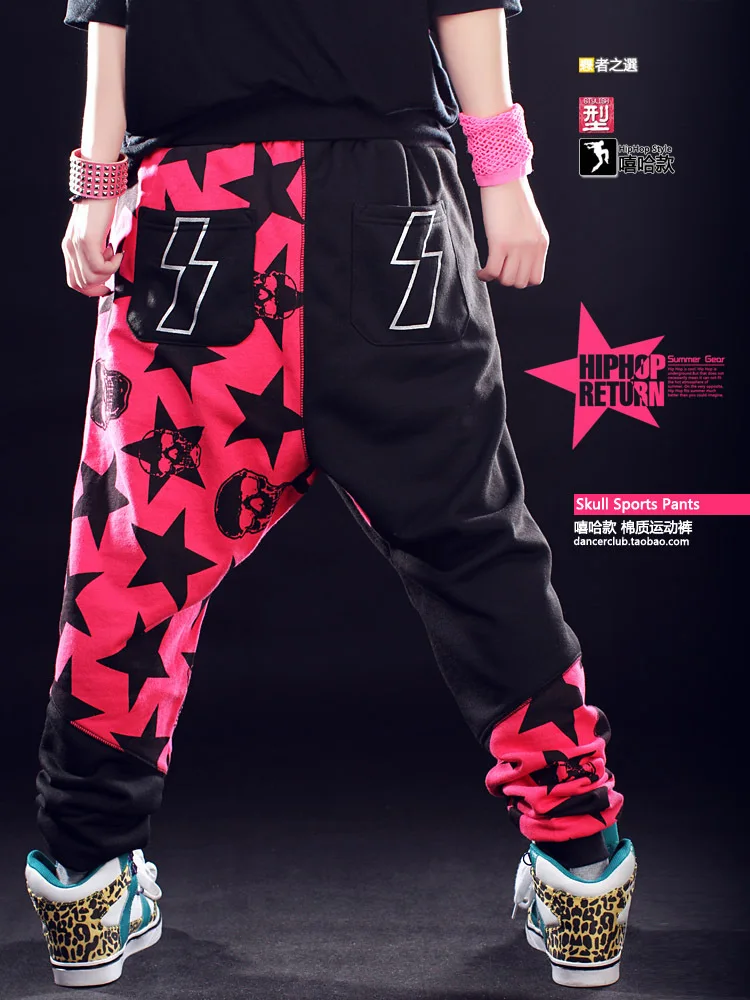 Шаровары в стиле хип хоп для детей и взрослых|dance pants|hip hop dance pantsbrand pants |