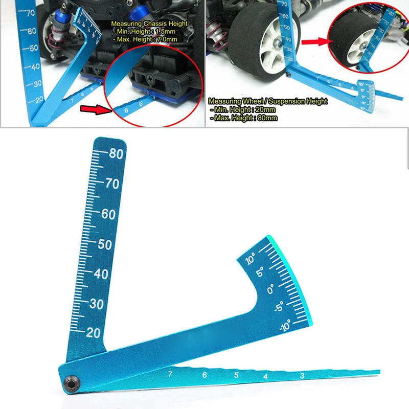 

High Quality Metal Tools Wheel Camber Guage For 1/8 1/10 One Road RC Model Car
