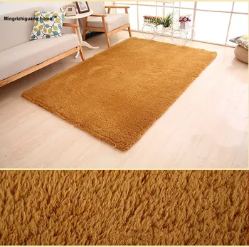

1PC 9 Colors Soft Rugs Carpet Mats Bedroom Non-Slip Floor Mat Area Rug for Living Room Kitchen Doormat Home Supplies Tape OU 101