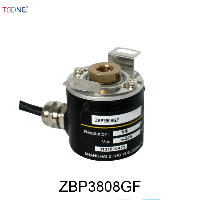ZBP3808GF photoelectric rotary encoder shaft diameter 8mm 5 24V