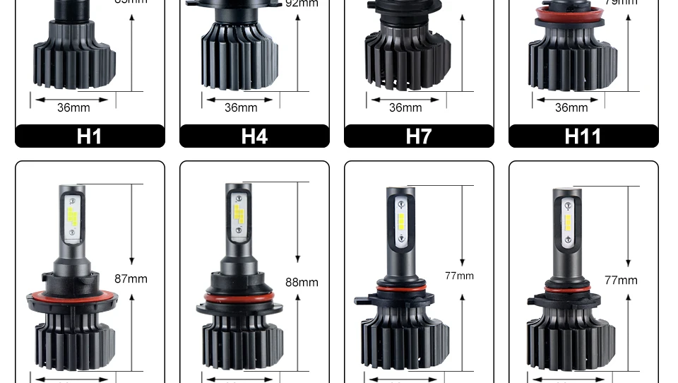 Светодиодный H4 H7 H1 H13 лампы светильник ing Car светодиодный головной светильник 9004 9007 9005 9006 880 5202 противотуманных фар 72 Вт 12000lm авто лампы фары 6500 к светильник автомобильной лампы